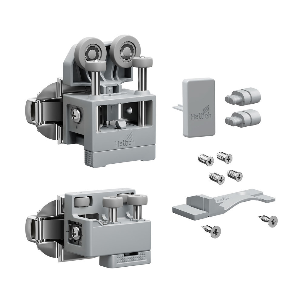 Hettich Falttürbeschläge-Set, WingLine L, links, mit Schließautomatik 9339382