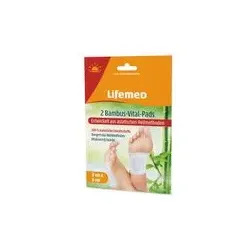 Lifemed Bambus-Vital-Pads 8 x 6 cm | 2 Stück | Entgiftungspflaster mit natürlichen Inhaltsstoffen