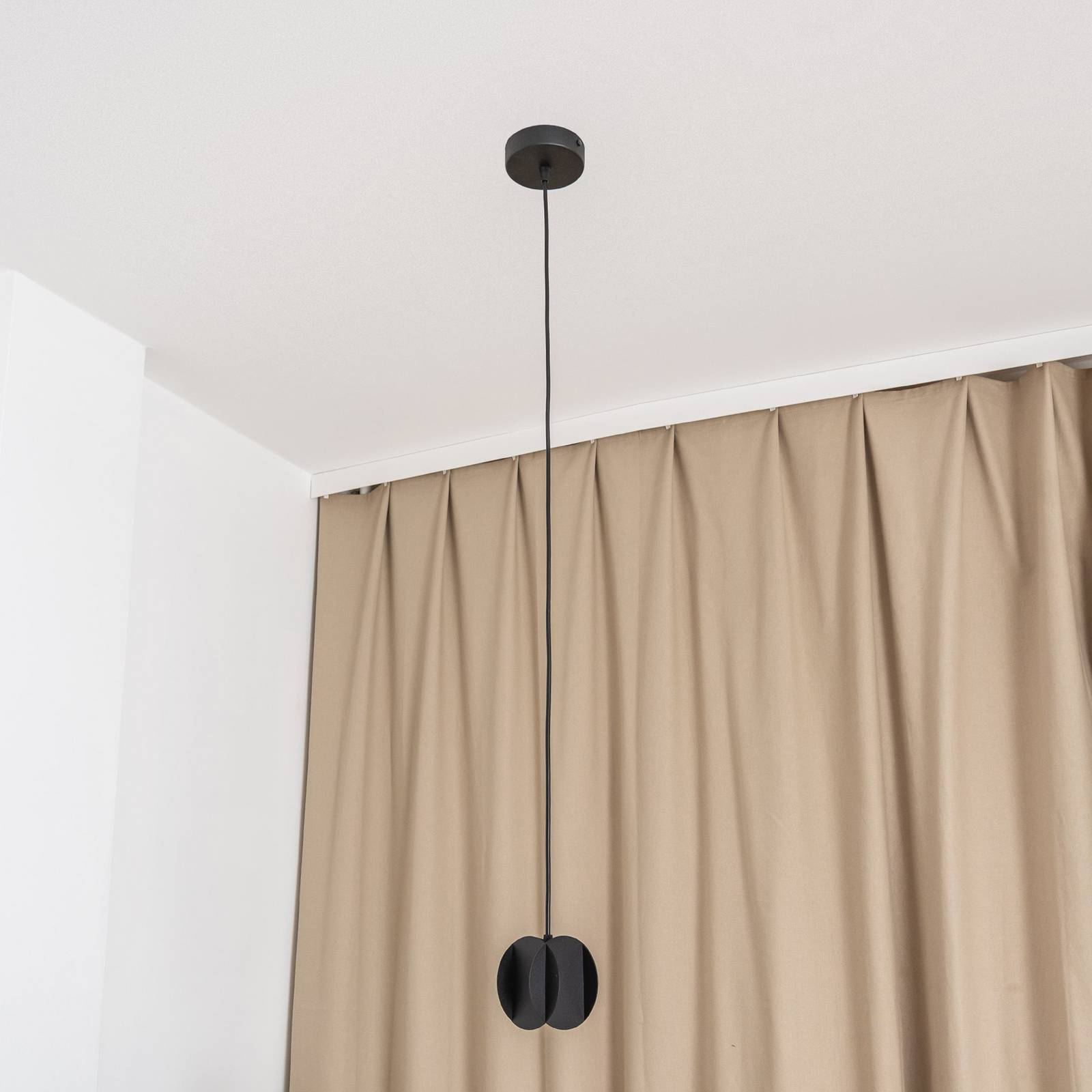 Hängelampe GAMBIT HELAM, schwarz, für Wohn- / Esszimmer, Metall, Modern, Pendelleuchte