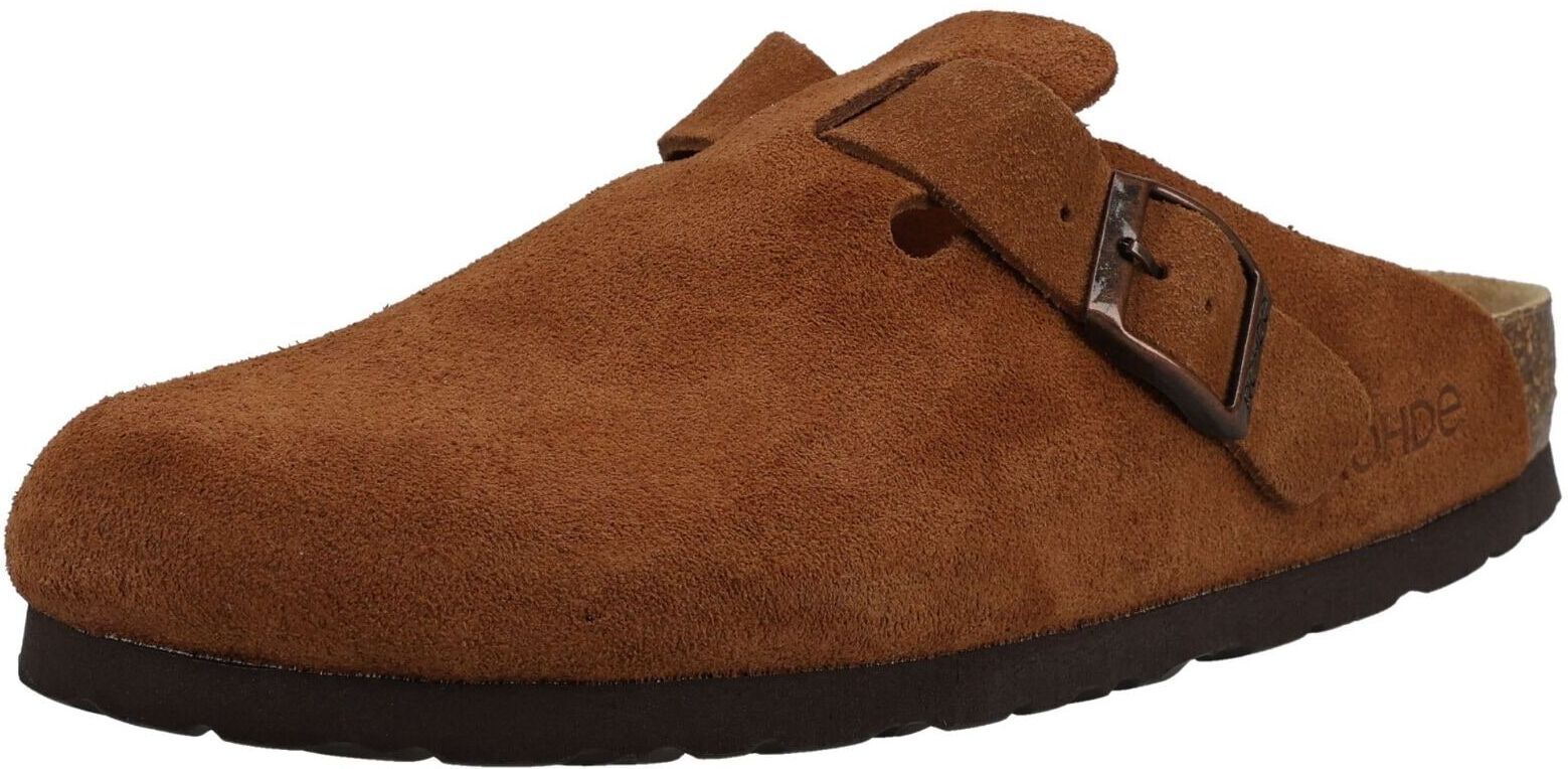 Hausschuh ROHDE "Rohde Hausschuhe Leder", Damen, Gr. 39, Leder, braun, Schuhe Hausschuh
