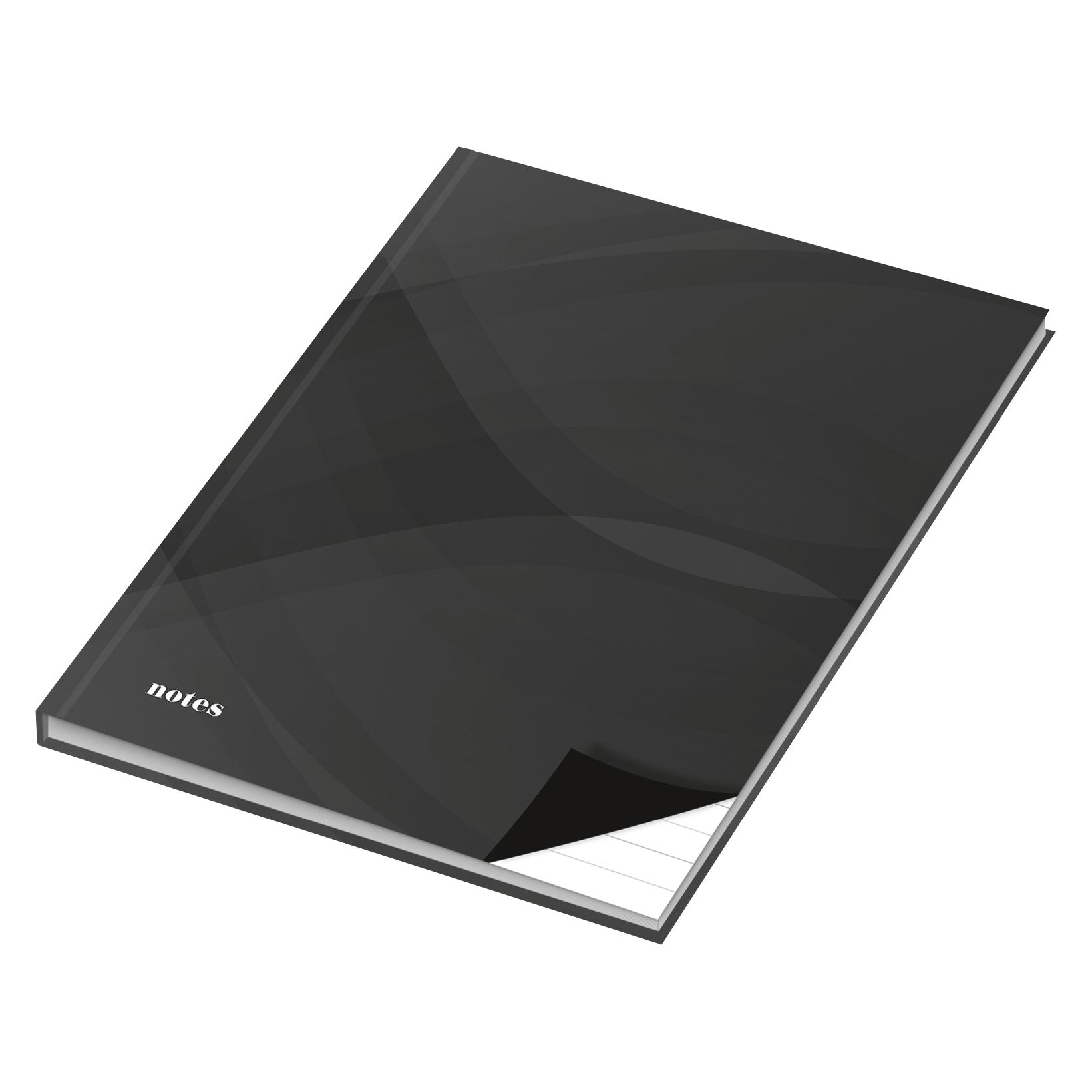 Rnk Verlag Notizbuch "notes carbon black", DIN A5, liniert (A5, Liniert, Harter Einband) (46515)