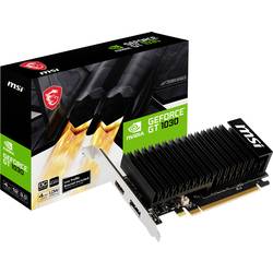 MSI Grafikkarte Nvidia GeForce GT1030 4 GB HDMI®, DisplayPort Übertaktet / Overclocked, Low Profile GEFORCE GT 1030 4GHD4 LP OC