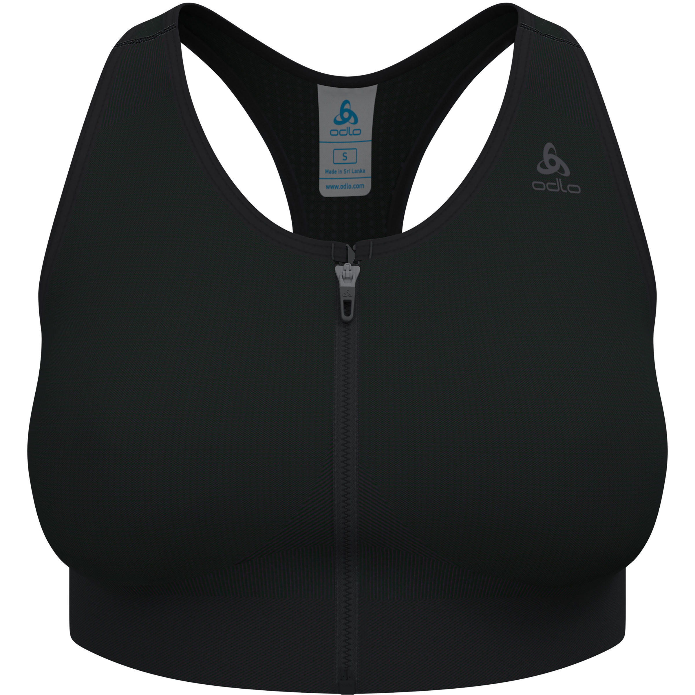 Odlo Seamless High Sport BH Damen Sport-BHs schwarz Größe M Laufen | Trailrunning Elastisch