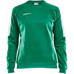 CRAFT Progress Round-Neck Sweatshirt Damen 651900 - team green/white L