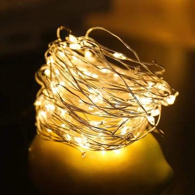 Inspired Finds LED Copper Wire Fairy Lights Waterproof Battery Operated String Lights For Decor yellow 3.28 Ft