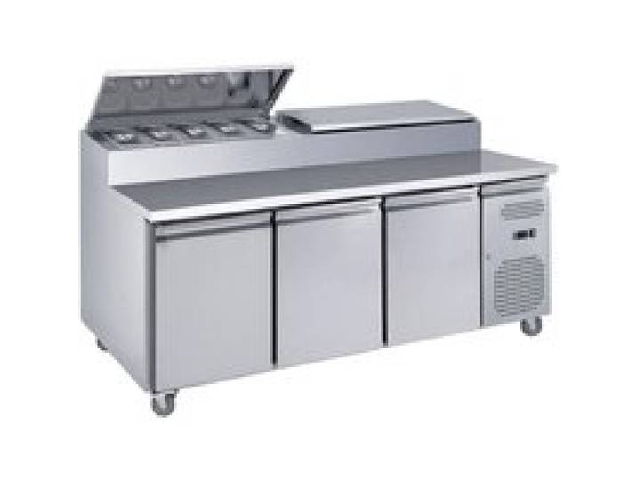 Saladette réfrigérée - 3 portes 800 mm - 580 L - R290 - Froid ventilé