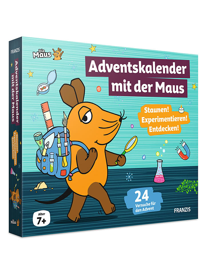 FRANZIS Adventskalender "Forschen und Experimentieren mit der Maus" - ab 7 Jahren - onesize