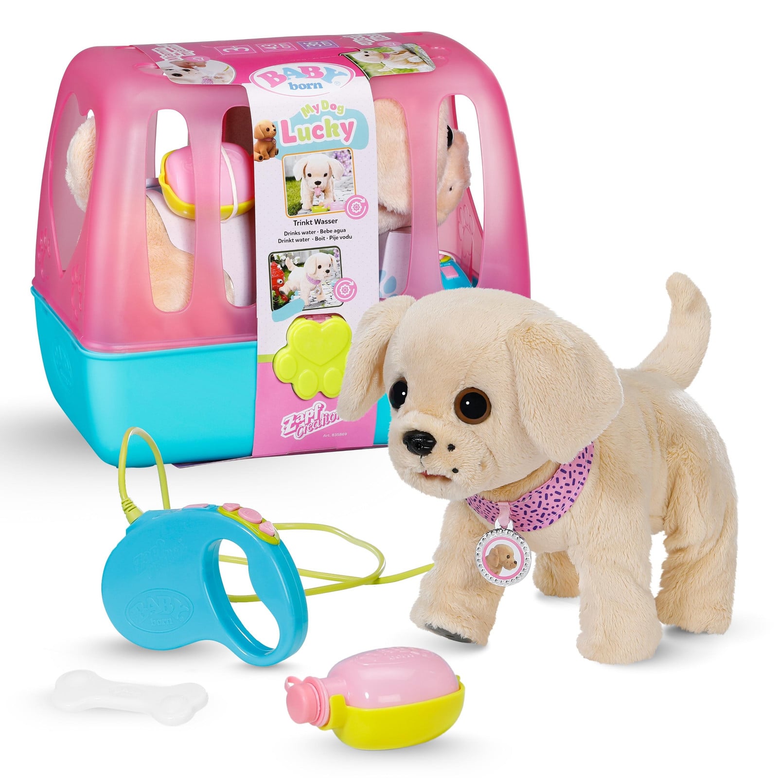 BABY born Mijn hond Lucky met doos