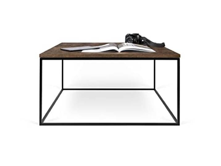 TemaHome Gerda Couchtisch, Metall, oxidierter Effekt, 75 x 75 x 40 cm