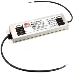 MeanWell, Beleuchtung Zubehör, ELG-200-24DA-3Y LED-Trafo, LED