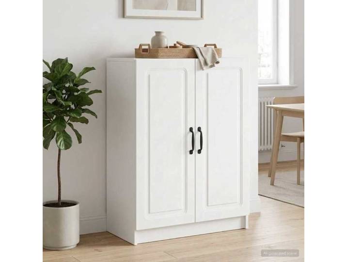 Moderne Buffet bahut pratique - Blanc 66x34 5x87 cm Bois d'ingénierie - Commode salon @FR 7085