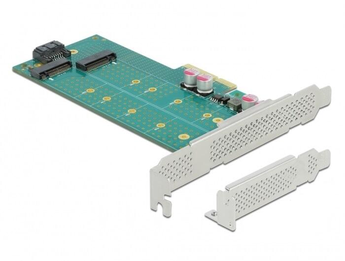 DeLOCK PCI Express x4 Karte zu M.2 Key B / NVMe M.2 Key M 89047