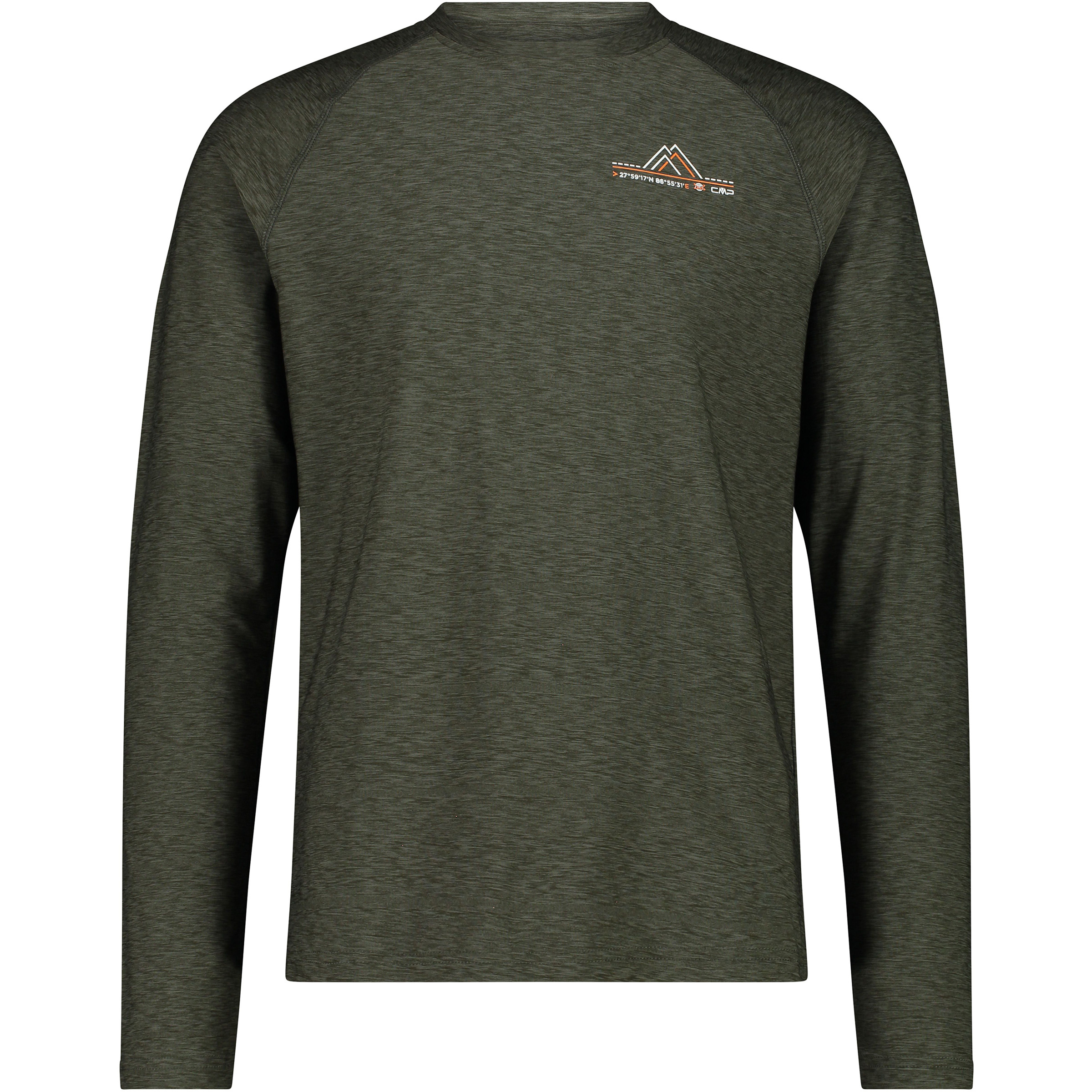 CMP Herren Longsleeves oliv Größe XL Trekking Elastisch