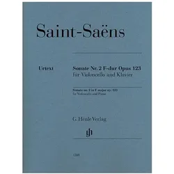 Sonate Nr. 2 F-dur op. 123 für Violoncello und Klavier, Fachbücher von Camille Saint-Saens, Peter Jost