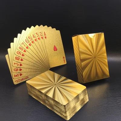 Inspired Finds Luxury Waterproof Playing Cards Sleek Black Poker Deck For Magic, Parties & Game Nights golden Laser