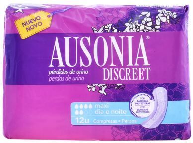 Ausonia Discreet Maxi Urinary Incontinence Pads 12 units