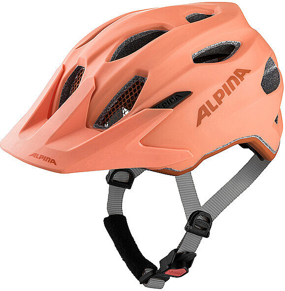 ALPINA Kinder Fahrradhelm Carapax Junior koralle B