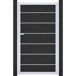 GroJa Solid Grande Premium Tor Sondermaß max. 150x180cm Aluminiumrahmen Anthrazitgrau