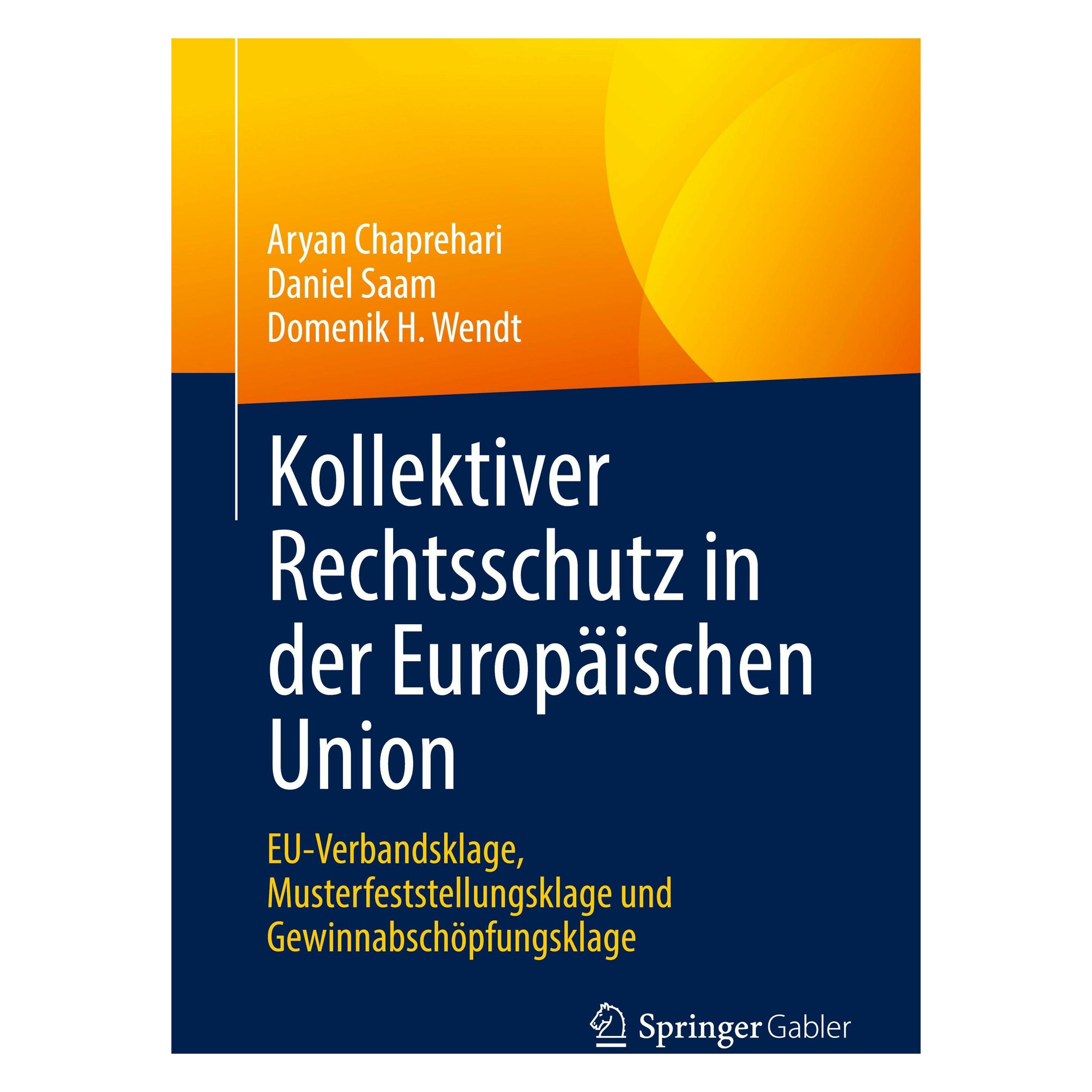 Springer Kollektiver Rechtsschutz in der Europäischen Union (Deutsch, Softcover, Aryan Chaprehari, Daniel Saam, Domenik H. Wendt) (46533744)
