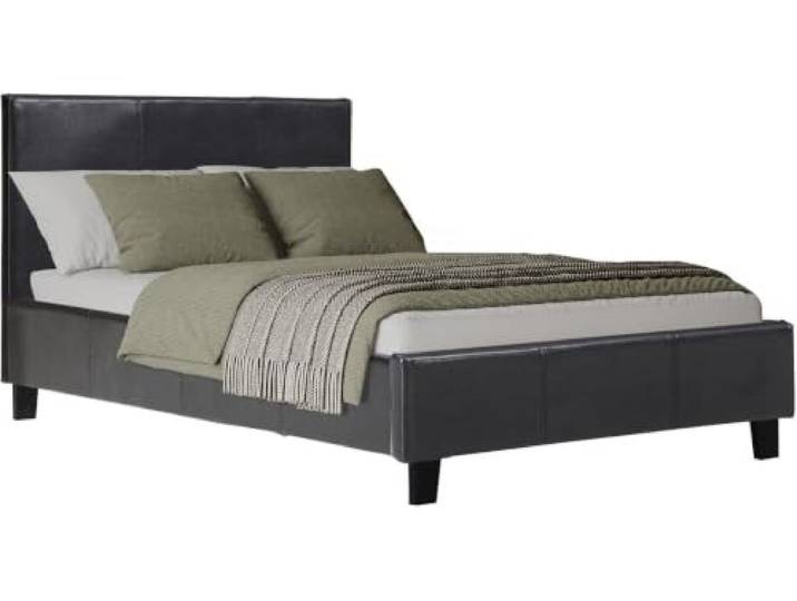 Habitat et jardin Einzelbett Lina - 160 x 200 cm - Schwarz