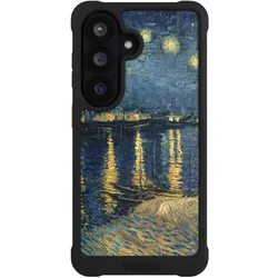 Nivocase Hülle für Samsung Galaxy S26 Stossfeste Handyhülle NIVOmax Case Schwarz Kunst Malerei (Samsung Galaxy S26), Smartphone Hülle, Schwarz
