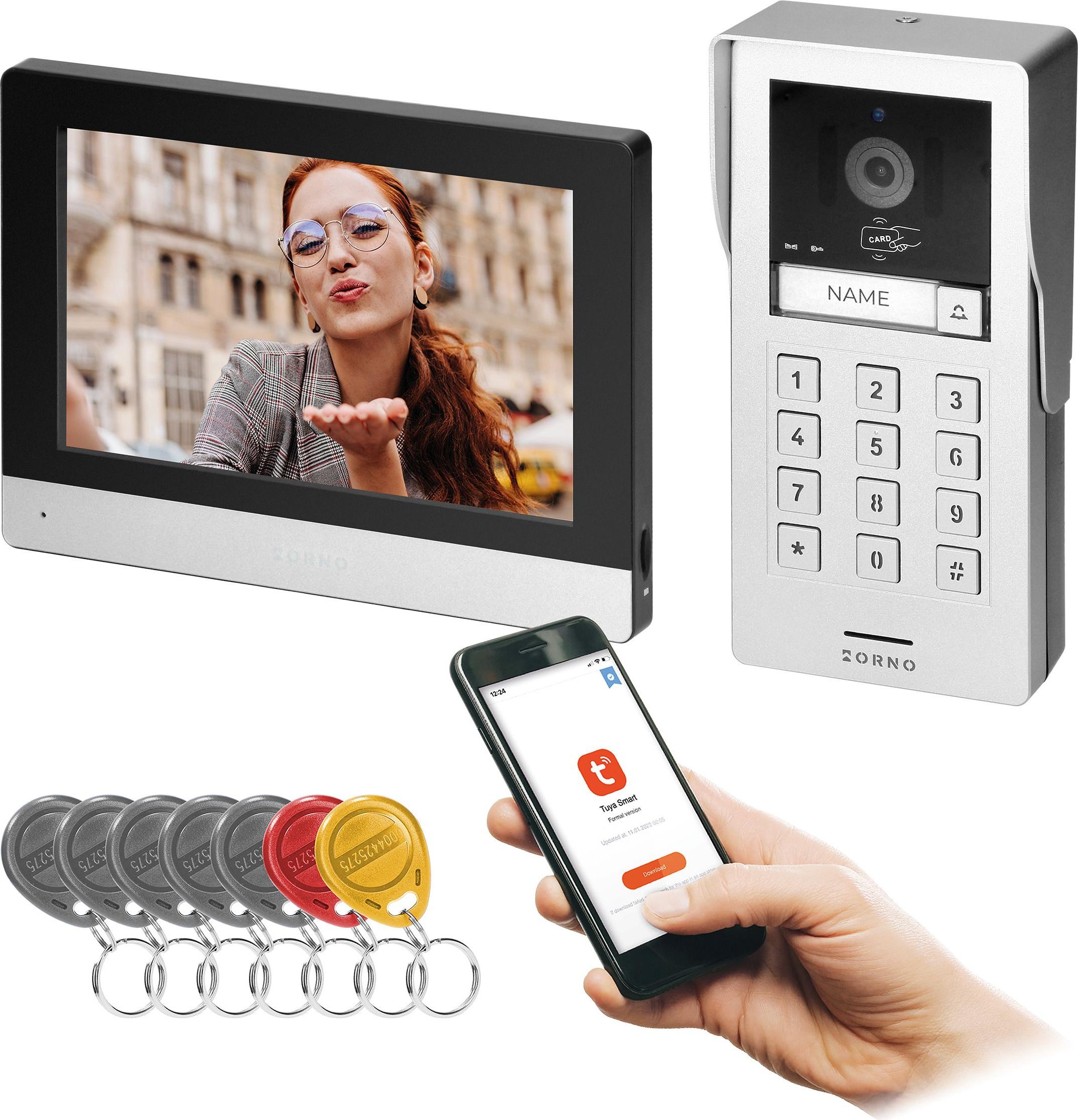GAYD Video-Gegensprechanlage, Wi-Fi Tuya Smart, Scrambler, Full HD 8"