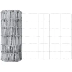 vidaXL Eurozaun 0,8 x 25 m PVC-beschichtetes Eisen