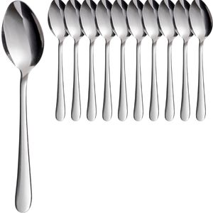 Gräwe Esslöffel Prag, 19,5 cm, Edelstahl 18/0, silber, 10 Stück