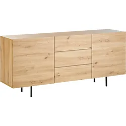 SIDEBOARD mit 2 Türen Hellbraun Kenora
