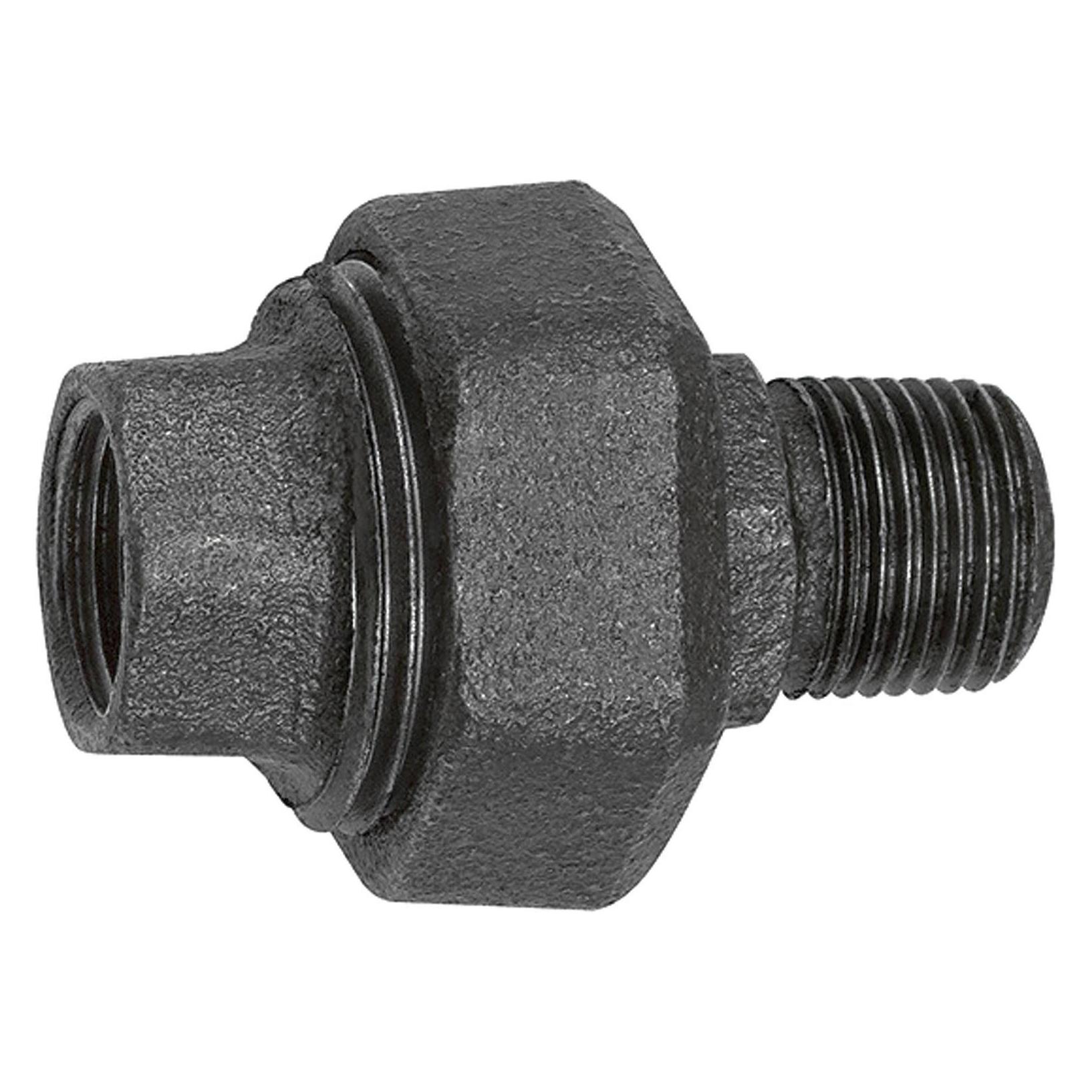 Riegler Verschraubung 331, flachdicht., R 2 1/2, Rp 2 1/2,Temperg. schw. (TFV331-212-DS)