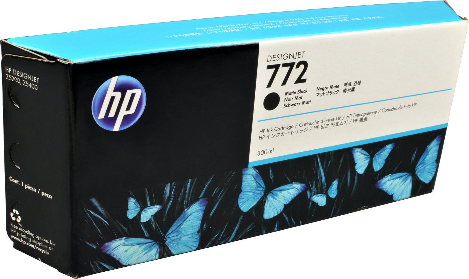 HP 772 inktpatroon Matzwart voor inktjetprinters