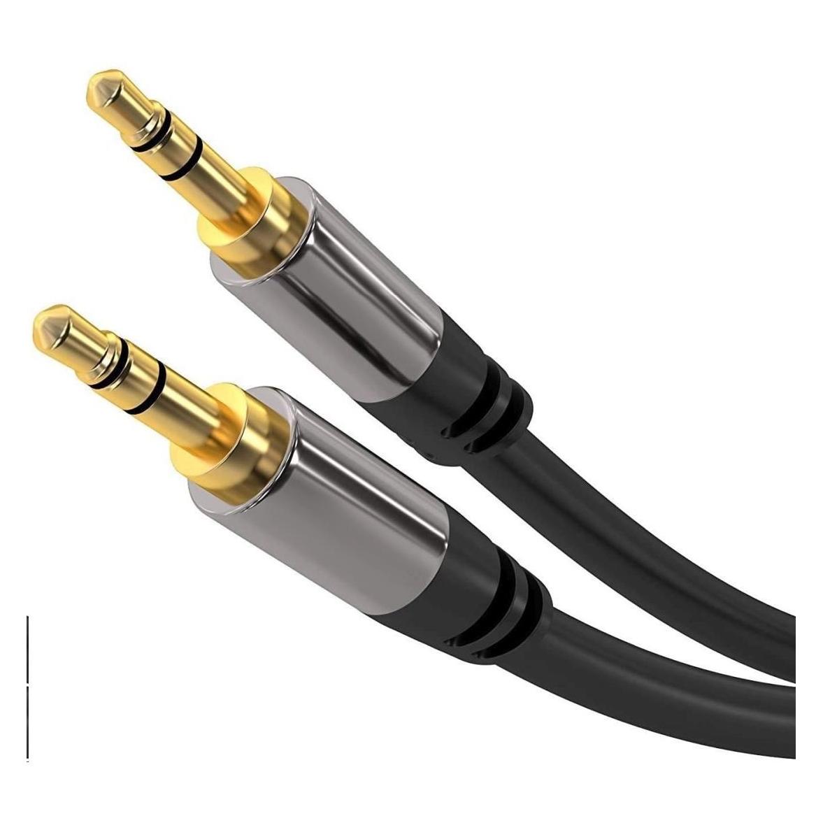PremiumCord HQ shielded cable stereo Jack 3.5mm - Jack 3.5mm M/M 1.5m (1.50 m, AUX Kabel) (kjqmm015)