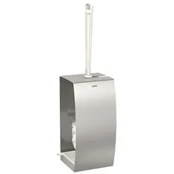 KWC Aquarotter WC-Bürstengarnitur, STRATOS, Edst., Aufputz, 110x230x111 mm, weiße Bürste, 3600008876 3600008876