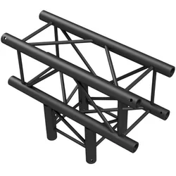 Milos Pro-30 Square G Truss - T-Cross 3-way QTU35 - 90° corner - black