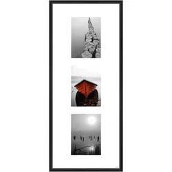 Nielsen Bilderrahmen Collage Gallery Junior Aluminium Schwarz Matt / 3X 13x18