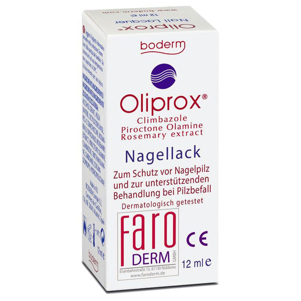 Oliprox Nagellack bei Pilzbefall 12 ml Flaschen