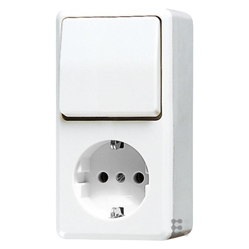 JUNG 676AWW Elektroschalter Rocker switch Weiss (676AWW)