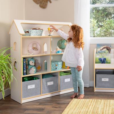 Guidecraft EdQ Essentials Dollhouse Bookcase