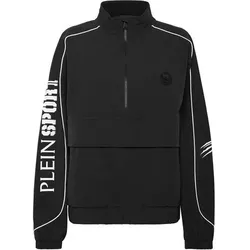 PLEIN SPORT Sweatjacke SCRATCH, Größe L in Schwarz 02