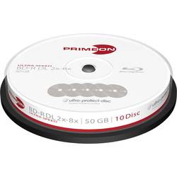 Primeon 2761311 Blu-ray BD-R DL Rohling 50 GB 10 St. Spindel Antikratzbeschichtung