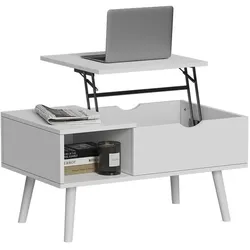 Vicco, Couchtisch + Beistelltisch, Stora (76 x 76 x 40 cm)