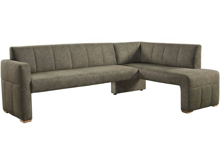 Essbank EXXPO - SOFA FASHION, grün (forest), B:245cm H:83cm T:159cm, Holzwerkstoff, Sitzbänke, Essbank, elegant und modern mit hohem Sitzkomfort