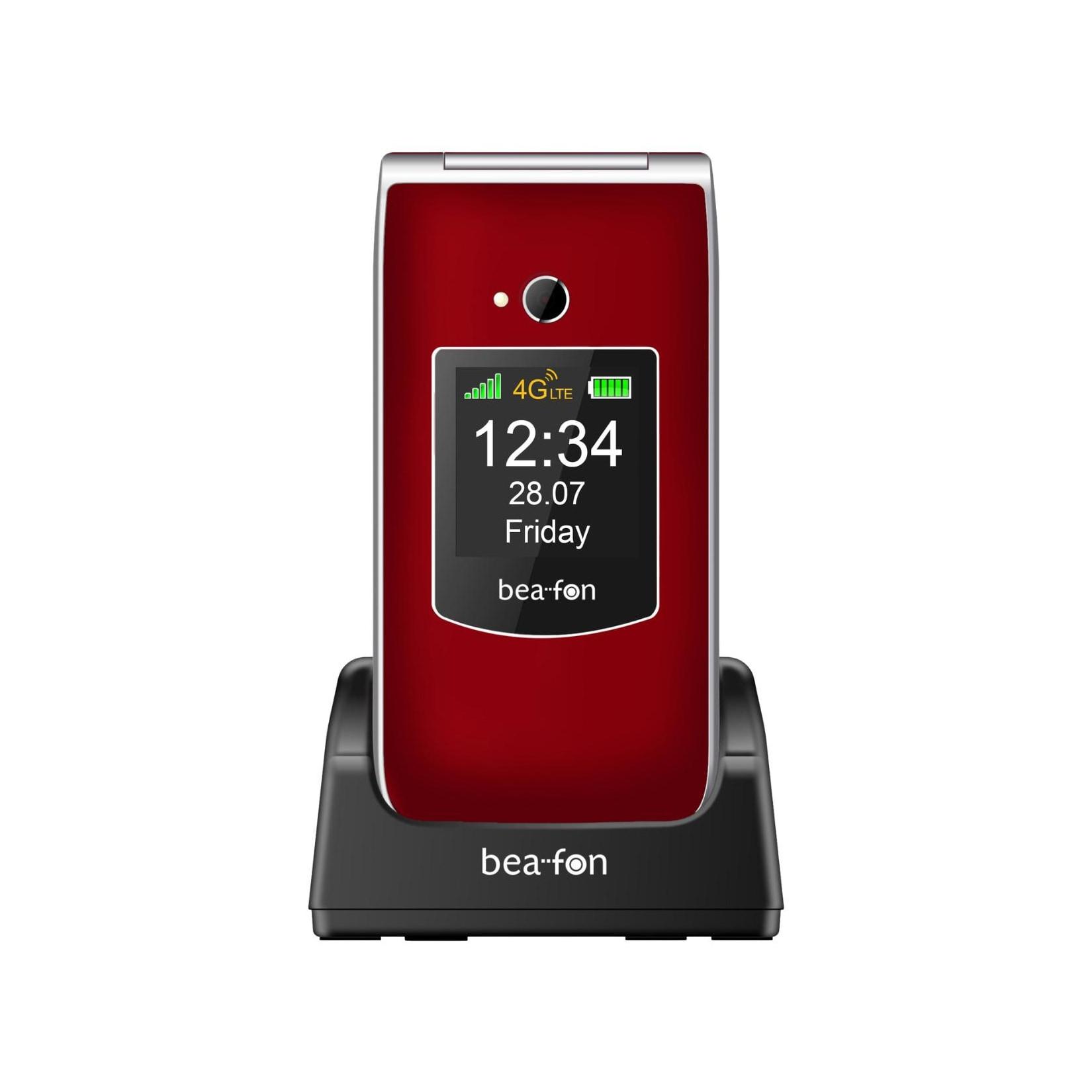 Beafon SL605 LTE, Rot Handy (Seniorenhandy, Klapp)
