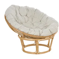 GARTENSESSEL Rattan helles beige Salvo