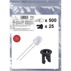 Quadrios 25O218 LED-Sortiment Rot Rund 5 mm 700 mcd 20 mA 2.0 V
