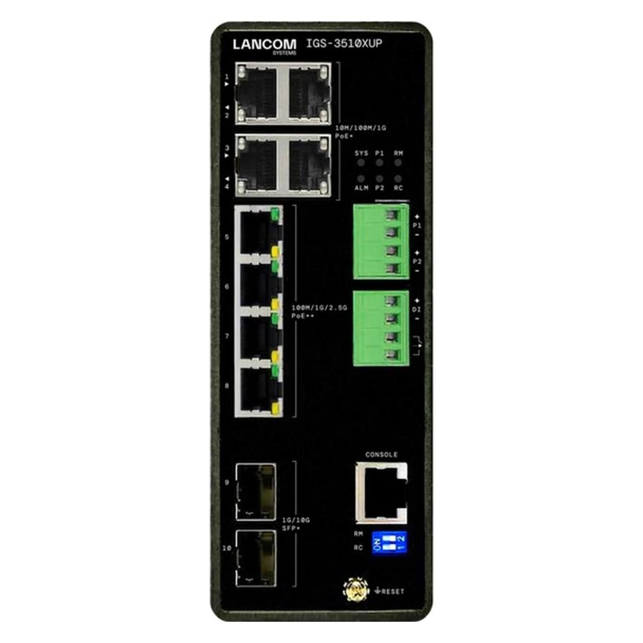 Lancom Systems LANCOM IGS-3510XUP managed access switch with 4x 2.5G 4x 1G Ethernet downlink ports (8 Ports) (61912)