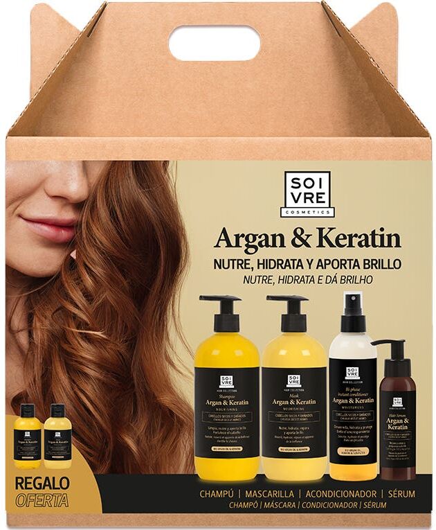 Soivre Cosmetics Pack Argán y Keratina