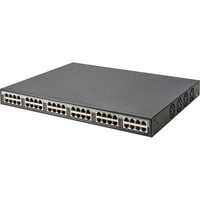 24-Port/Ethernet/PoE+ injektor/370W, Switch schwarz, 370W PoE Budget