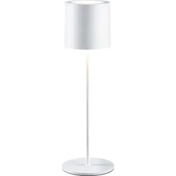 PLM 76999 - Akkuleuchte Tuni, IP44, dimmbar, 2700K, weiß matt