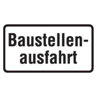 Magni ZZ.1007-33, 330x600mm Baustellenausfahrt RAL-Gütezeichen Folie RA2 (88259692)